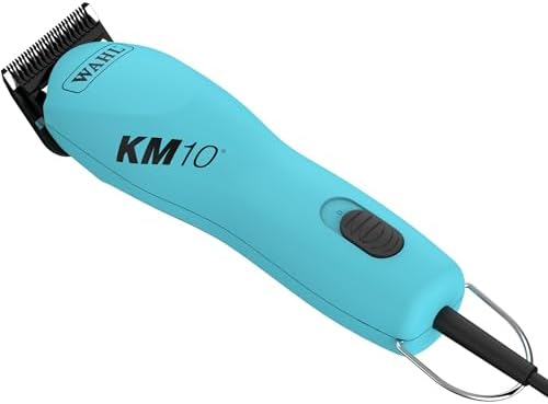 WAHL Specialist Creature KM10 2-Speed Brushless Electric Motor Animal, Pet Dog, and also Equine Dog Clipper Set – Blue-green