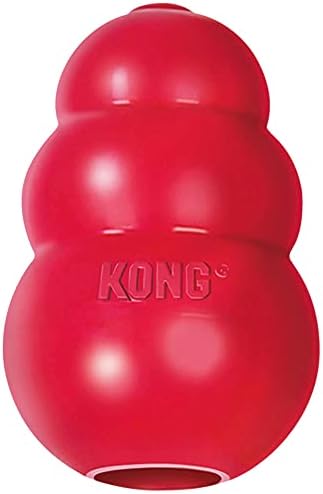 KONG – Traditional Canine Plaything, Resilient Organic Rubber- Exciting to Eat, Pursuit as well as Fetch – for Channel Pet dogs