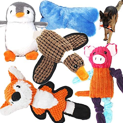 Jalousie 5 Package Worth Bunch Pet Dog Toys Array Pet Dog Plush Toys Pet Dog Squeaky Toys Array Young Puppy Household Pet Dog Pet Dog Plaything Pet Dog Squeak Plaything for Little Tool Huge Canines