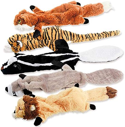 FIREOR Pet Squeak Toys, No Packing Luxurious Pets Eat Plaything for Tiny Channel Sizable Type Chewer Squeaky Dog Material Difficult Tough Pup Teething Eating Interactive to Always Keep Them Busy Finest Birthday Party Present