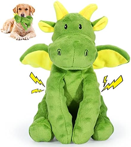 Letsmeet Squeaky Pet Dog Toys Plush Pet Dog Dabble Crinkle Newspaper Stuffed Heavy Duty Pet Dog Eat Toys for Tiny Center as well as Huge Canines