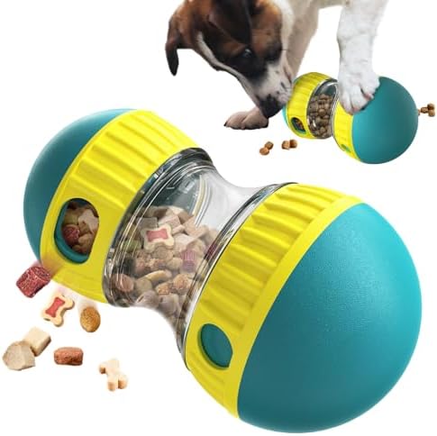 Pet Problem Toys, Adjustable Pet Reward Dispensing, Interactive Pet Decoration Plaything to Always Keep Them Busy, Meals Puzzles Sphere for Canine, Young Puppy Slow Farmer for Dullness and also Inducing Intelligence Instruction (Blue)