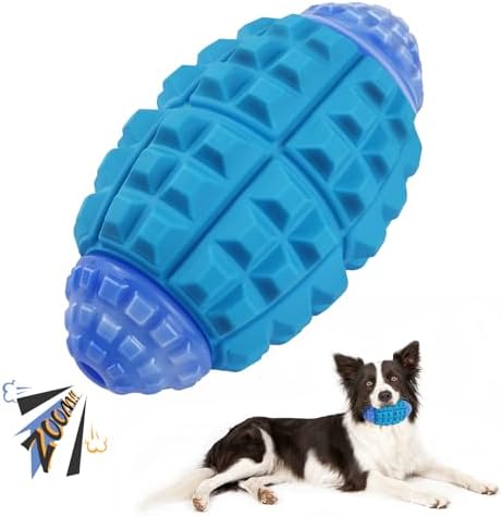 YINEYA Challenging Canine Toys for Aggressive Chewers Sizable Species, Canine Eat Toys for Aggressive Chewers, Indestructible Canine Toys for Sizable Pets, Resilient Canine Toys, Squeaky Canine Toys, Rubber Sturdy Canine Round