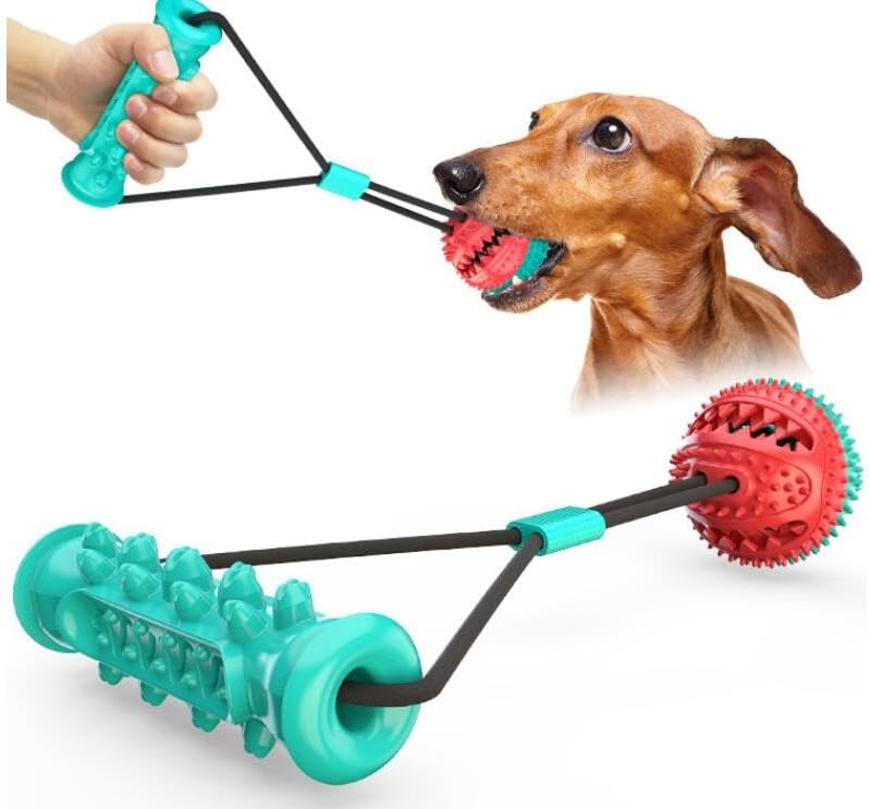 Rope as well as Sphere Canine Plaything – Involved Contest Of Strength – Long Lasting for Tiny Channel Sizable Types – Challenging Canine Toys to Always Keep Them Busy – Everlasting Canine Plaything Aggressive Chewers – Canine Toys for Dullness