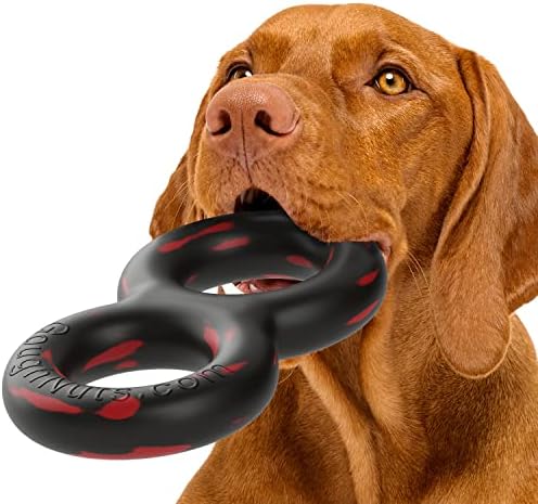 Goughnuts– Canine Toys for Aggressive Chewers|Practically Everlasting Pull Plaything for Tool Breeds Like Pit Bulls and also German Shepherds|Sturdy Pull Canine Plaything|Dark