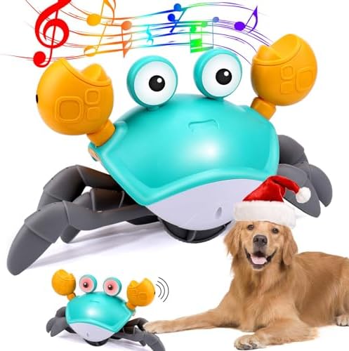 Mity storm Complainer Running, Getting Away From Complainer Pet Dog Dabble Difficulty Evasion Sensing Unit, Dance Complainer Toys along with Songs Appears & Lighting for Canine Cats Pets, Pre-Kindergarten Discovering Crawl Toys