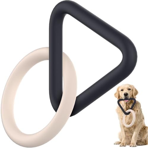 Active Resilient Pet Eat Toys for Aggressive Small Tool Sizable Type Chewers Indestructible Rubber Scented Eating Triangular Band Pull Pet Toys for Teething Instruction or even Monotony