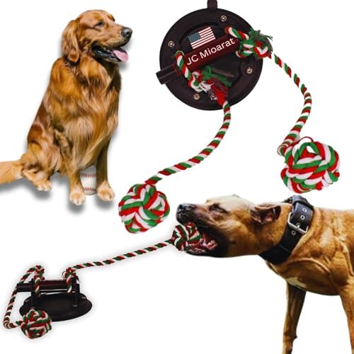 Insusceptible Canine Plaything for Aggressive Chewers – Suction Mug Canine Dabble Rope for Contest Of Strength, Plaything Sturdy for Sizable Species and also hyper Pet, Pet Instruction Alleviates Teething Toys for Monotony