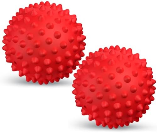 Apasiri Pet Dog Balls Squeaky Pet Dog Toys for Big Pets, Pet Dog Toys for Aggressive Chewers, Hard Spiky Pet Dog Sphere, Pet Dog Sphere, Floatable Rubber Animal Toys for Tool Species Stuff of 2
