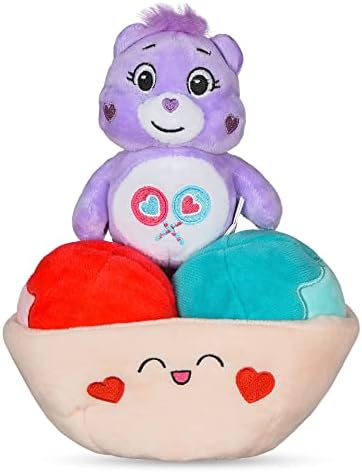 Pet Dog Plush Squeaky Plaything Allotment Bear along with Frozen Yogurt Sundae, 8″ along with Squeaker Inside|Allotment Bear for Pets Squeaky Plush Plaything|Antique Treatment Bears Canine Toys