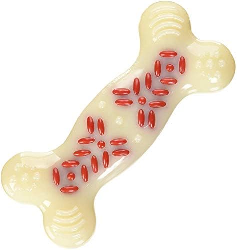 Nylabone Strength Chew Activity Ridges Eat Toyfor Canine, Pet Dog Toys for Aggressive Chewers, Sausage Taste, X-Large – fifty+ pounds. (1 Matter)