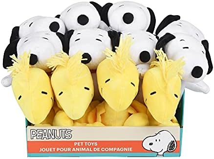 Luxurious Plaything Specify, 12 pcs – Snoopy & Woodstock Amount Canine Toys, Channel, Formally Accredited, Soft, Safe, Squeaky, Indoor, 9″, for Business & Household Pet Boutiques
